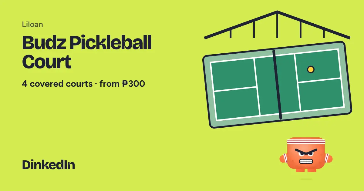 Illustration of Budz Pickleball Court: Covered, 4 courts
