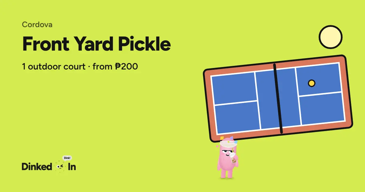 Illustration of Front Yard Pickle: Outdoor, 1 courts