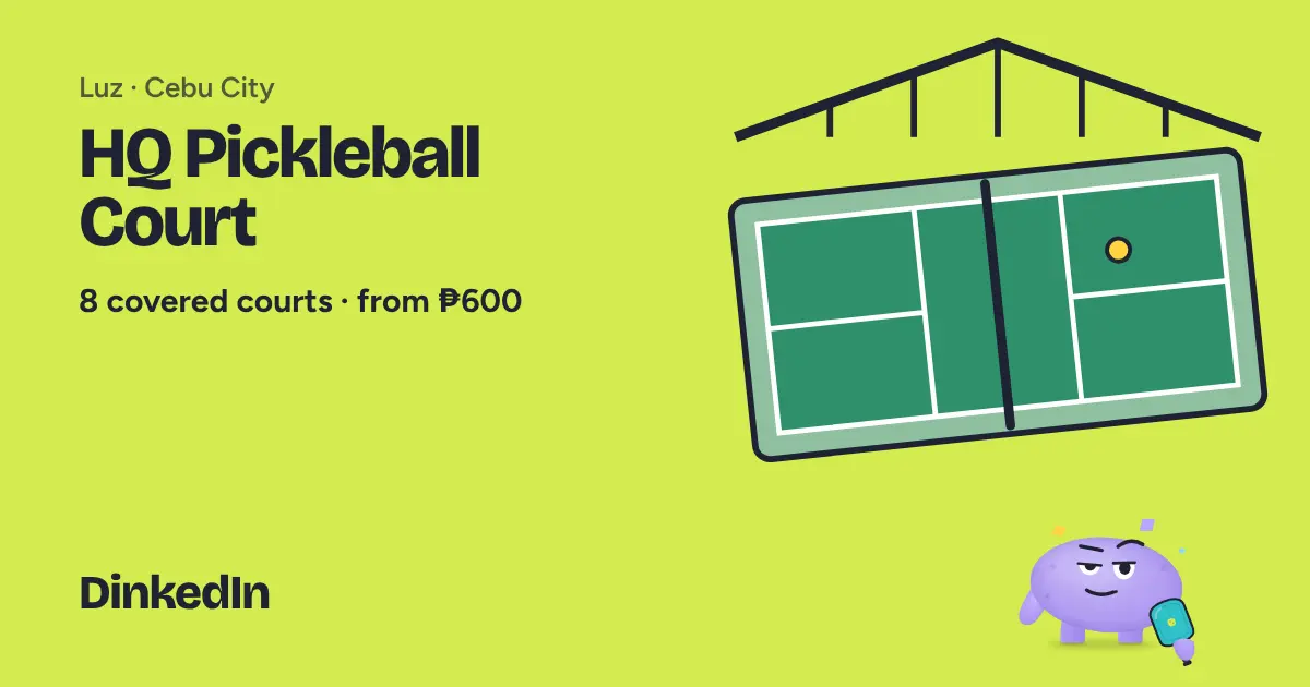 Illustration of HQ Pickleball Court: Covered, 8 courts
