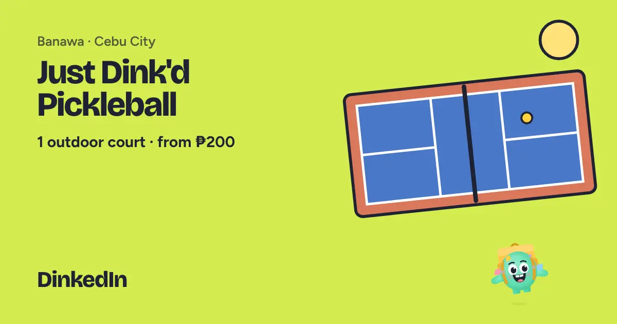 Illustration of Just Dink'd Pickleball: Outdoor, 1 courts