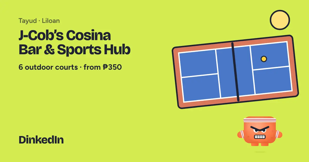 Illustration of J-Cob’s Cosina Bar & Sports Hub: Outdoor, 6 courts