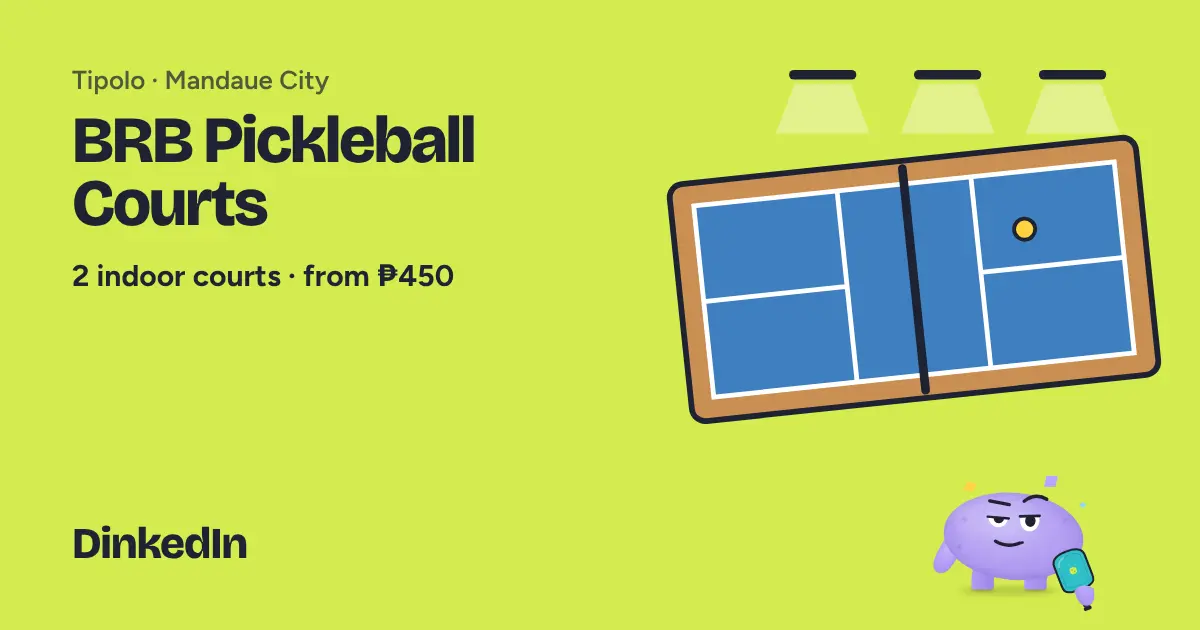 Illustration of BRB Pickleball Courts : Indoor, 2 courts