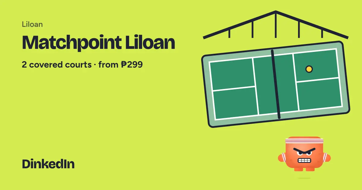 Illustration of Matchpoint Liloan: Covered, 2 courts