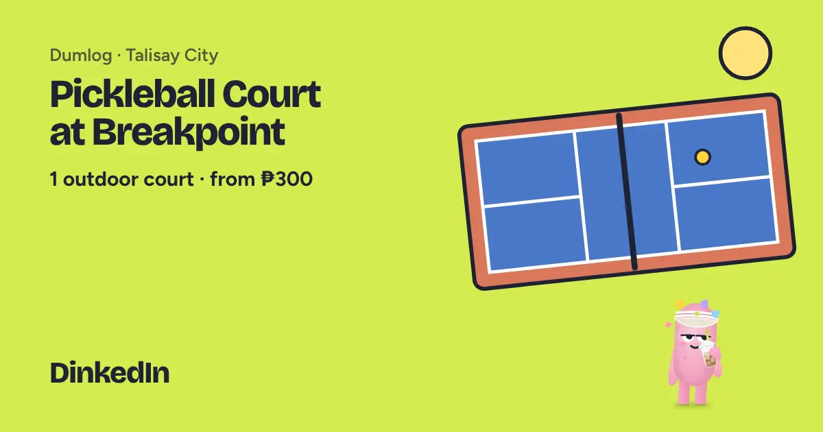 Illustration of Pickleball Court at Breakpoint: Outdoor, 1 courts