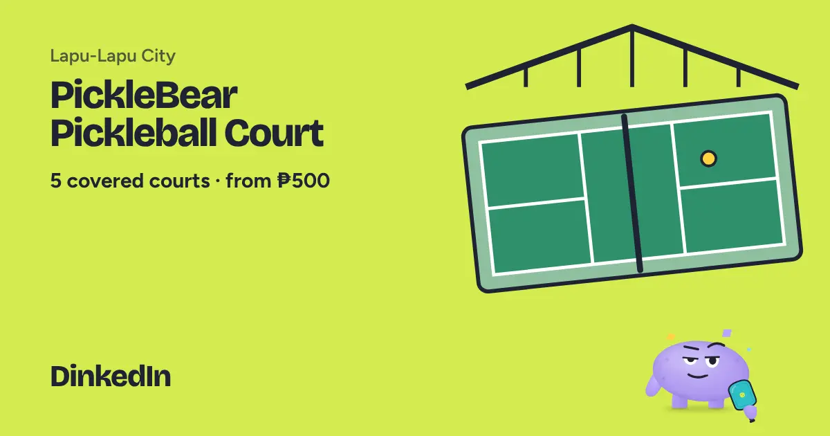 Illustration of PickleBear Pickleball Court: Covered, 5 courts