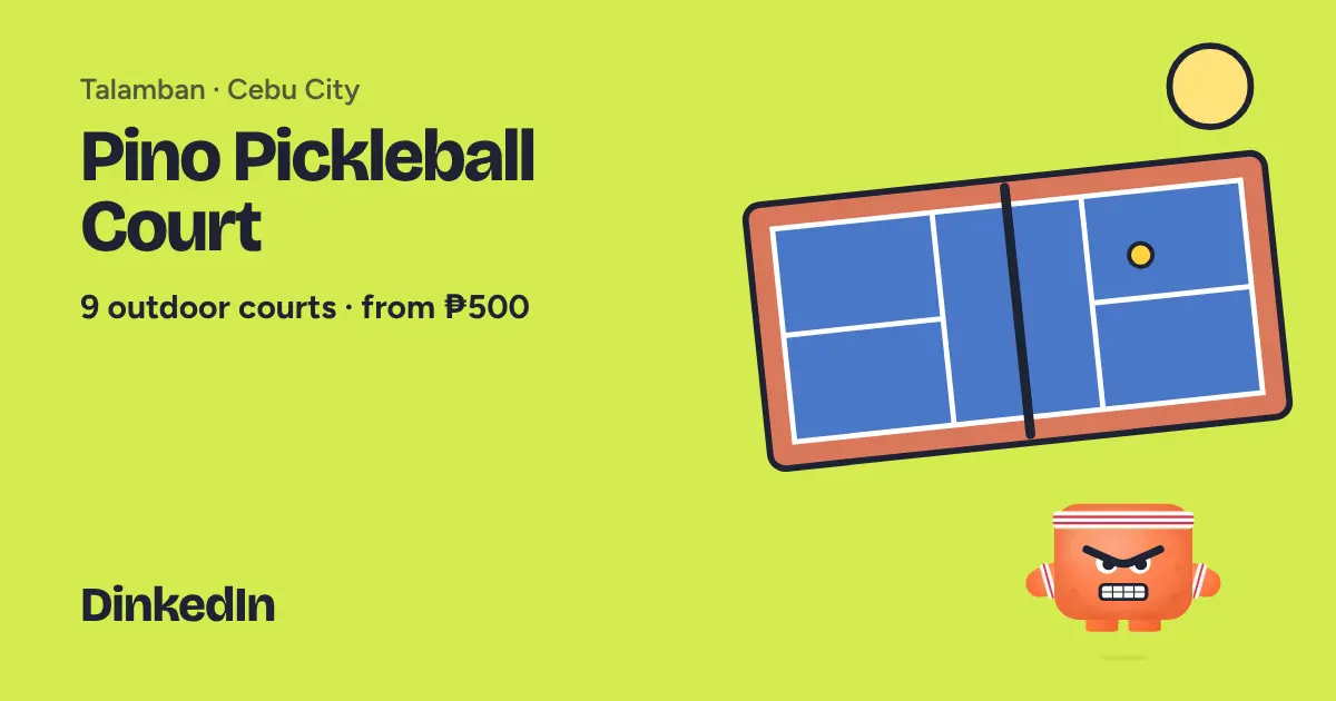 Illustration of Pino Pickleball Court: Outdoor, 9 courts