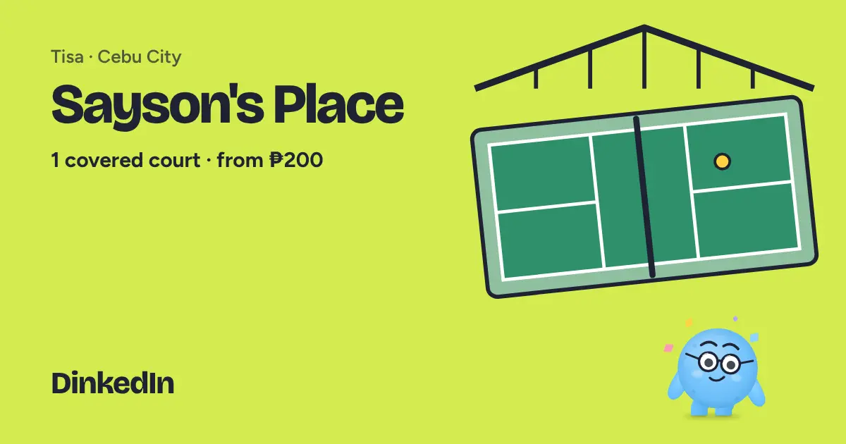 Illustration of Sayson's Place: Covered, 1 courts