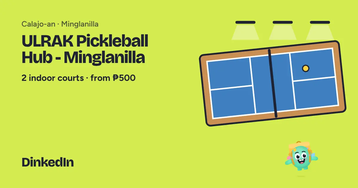 Illustration of ULRAK Pickleball Hub - Minglanilla: Indoor, 2 courts