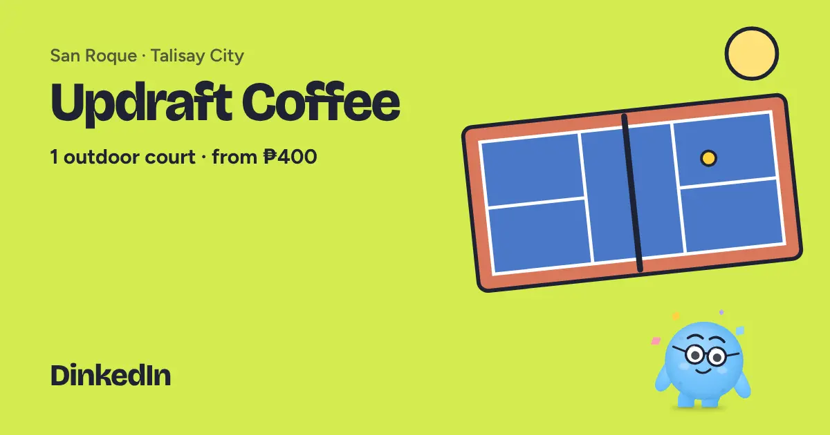 Illustration of Updraft Coffee: Outdoor, 1 courts